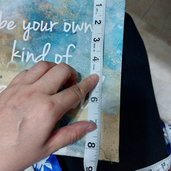 Simple Inspirational BE YOUR OWN KIND OF BEAUTIFUL Canvas Art Decor Any Room - Picture 5 of 6